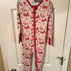 Red and White Kids Pajama Set